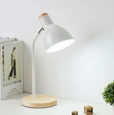 Wood and Metal Desk Lamp – Functional and Stylish Lighting for Your Workspace