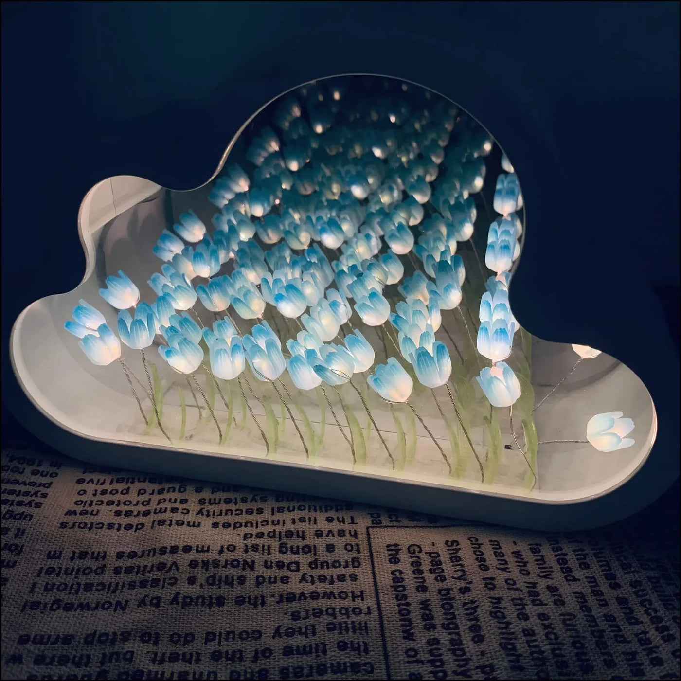 Tulip LED Infinity Mirror – A Magical Touch for Your Interior