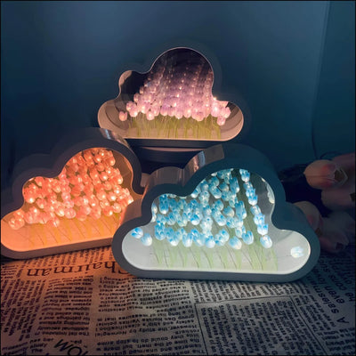 Tulip LED Infinity Mirror – A Magical Touch for Your Interior