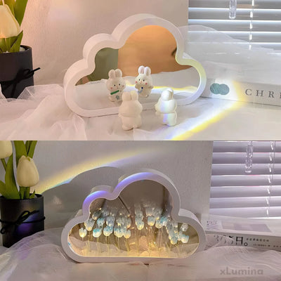 Tulip LED Infinity Mirror – A Magical Touch for Your Interior