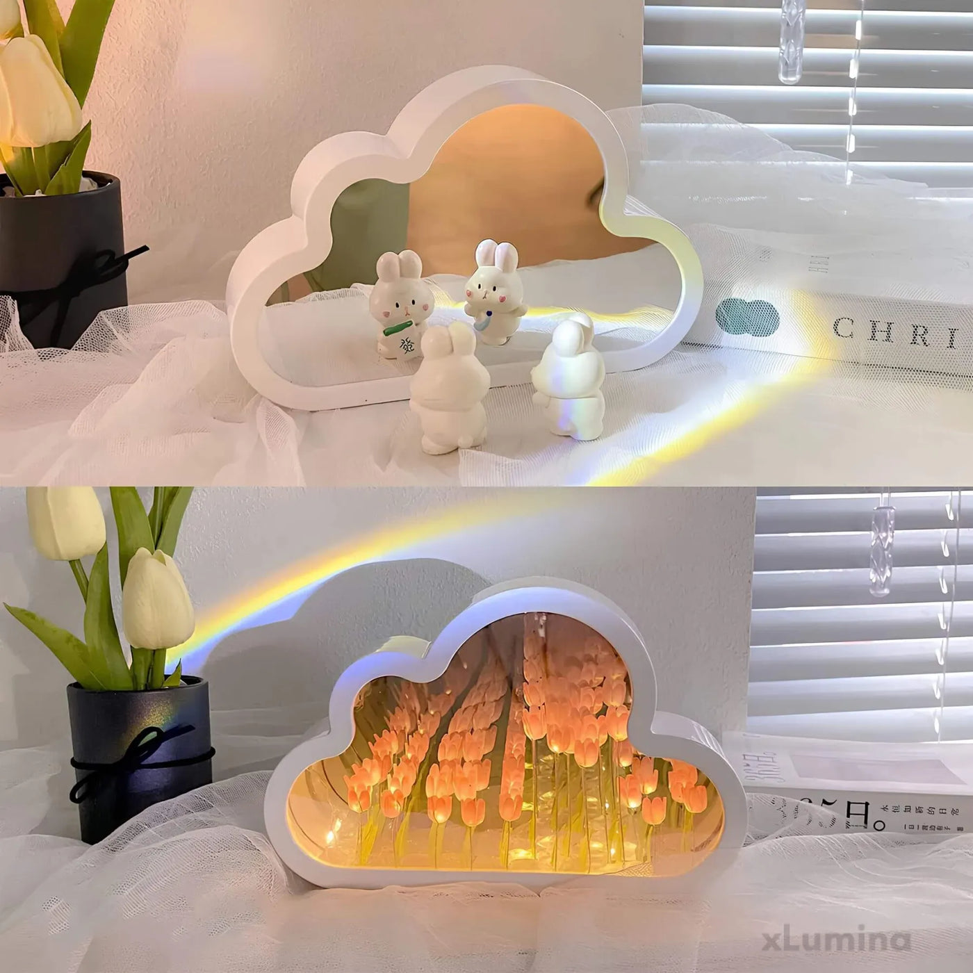 Tulip LED Infinity Mirror – A Magical Touch for Your Interior